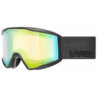 UVEX Blast V Skibrille, Black Matt + Green Mirror