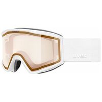 UVEX Blast Pro V Skibrille, White Matt + Mirror Red