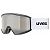 UVEX Blast CV Ski Goggles, Black Matt + Mirror Silver