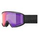 UVEX Blast FM Ski Goggles, Black Matt + Mirror Ruby
