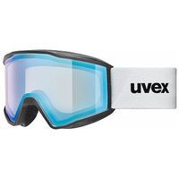 UVEX Blast FM Skibrille, Black Matt + Mirror Blue