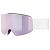 UVEX Provoqe FM Ski Goggles, White Matt + Mirror Rose