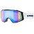 UVEX Gravity FM Ski Goggles, Black Matt + Mirror Blue