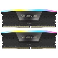 CORSAIR Vengeance RGB Kit, DDR5-6000, Intel optimized, 128GB, CL40, Black (CMH128GX5M2D6000C40)
