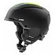 UVEX Resolution Skihelm, M (55 - 59 cm), Black-Electrum Grad Matt
