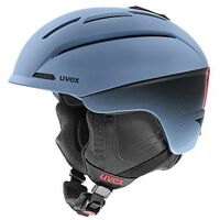 UVEX Gravitate Skihelm, S (51 - 55 cm), Stone Blue/Black Matt