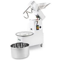 HENDI Spiralteigmaschine mit abnehmbarer Schüssel, 20 L, Weiss