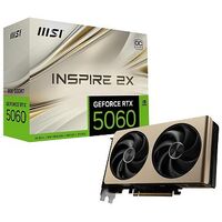 MSI RTX 5060 INSPIRE 2X OC 8G, GeForce RTX 5060, 8.0 GB GDDR7, PCI-Express (V537-001R)