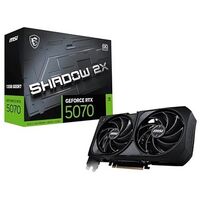 MSI RTX 5070 SHADOW 2X OC 12G, GeForce RTX 5070, 12 GB GDDR7, PCI-Express (V532-005R)