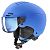 UVEX Rocket Jr. Visor Ski Helmet, S (51 - 55 cm), Blue Matt + Mirror Blue