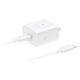 SAMSUNG Fast Charging Adapter 45 Watts with Data Cable, White (EP-T4511XWEGEU)