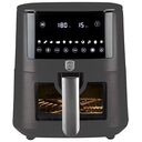 BERLINGER HAUS Heissluftfritteuse mit Sichtfenster, 8 L, Anthrazit