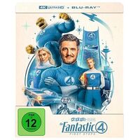 The Fantastic Four: First Steps (Blu-ray 4K Ultra-HD, Steelbook, 2025, P.Pascal / V.Kirby)