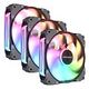 COUGAR Apolar 120 ARGB, 120 mm, Black, Pack of 3 (CF-APR12HB3-RGB)