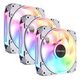 COUGAR Apolar 120 ARGB, 120 mm, White, Pack of 3 (CF-APR12HW3-RGB)
