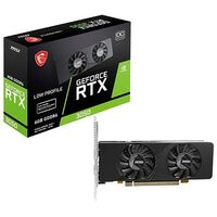 MSI RTX 3050 LP E 6G OC, GeForce RTX 3050, 6.0 GB GDDR6, PCI-Express (V812-054R)