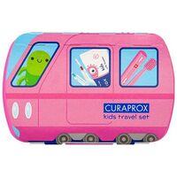CURAPROX Kids Travel Set, Rosa