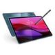 LENOVO Yoga Tab Plus Wi-Fi + Book Cover Keyboard (DE), 256 GB, Tidal Teal (ZAEG0031DE)