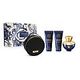 VERSACE Dylan Blue pour Femme Eau de Parfum Spray 100 ml + Duschgel 100 ml + Körperlotion 100 ml + Kulturbeutel Geschenkset