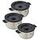 KUHN RIKON Smart & Compact Cookware Set, 3-piece (37588)