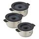 KUHN RIKON Smart & Compact Kochtopf-Set, 3-teilig (37588)