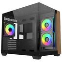 COOLER MASTER Elite 481 Wood Window, Black (E481-KHNN-S00)