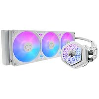 COOLER MASTER MasterLiquid 360 Atmos II VRM Fan, White (MLX-D36M-A25SZ-VW)