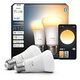 PHILIPS Hue White Ambiance Smart LED A60 - Double Pack, 2x E27 / 6 W (929003854802)