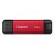 KINGSTON Dual Portable SSD, 512 GB, Red (SPSD/512GB)