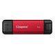 KINGSTON Dual Portable SSD, 1.0 TB, Rot (SPSD/1TB)