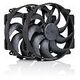 NOCTUA NF-A14x25r G2 PWM Sx2-PP chromax.black, 140mm, Black, pack of 2