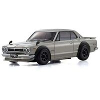 KYOSHO Mini-Z MR04 AWD Skyline 2000GT-R 1:27 ARTR, Silber (K.32359S)
