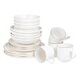 FURBER Dinner Service - 20-piece, White / Gold (F01597)