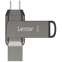 LEXAR JumpDrive D400, 128 GB, Silver (LJDD400128G-BNQNG)