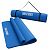 GORILLA SPORTS Foam Yoga Mat - 100 cm, Royal