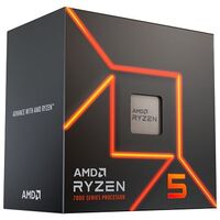 AMD Ryzen 5 7400 "Raphael", 6x 3.3 GHz (4.3 GHz), Sockel AM5, Boxed mit Wraith Stealth Kühler (100-100001900BOX)