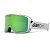 GIRO Method II Vivid Ski Goggle, White Stacked + Vivid Emerald