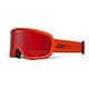 GIRO Cruz Flash Ski Goggle, Orange Stacked + Amber Scarlet