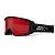 GIRO Index 2.0 Flash Ski Goggle, Black Stacked + Amber Scarlet