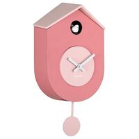 KARLSSON Wall Clock Cuckoo Grato, Pink