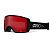 GIRO Sagen W Flash Ski Goggle, Black Stacked + Amber Scarlet