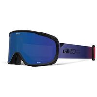 GIRO Roam Flash Ski Goggle, Red/Blue Faded + Grey Cobalt