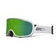 GIRO Roam Flash Ski Goggle, White Stacked + Loden Green