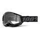 100% Strata 2 Goggle, Black + Clear