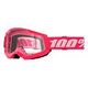 100% Strata 2 Goggle, Pink + Clear