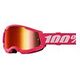 100% Strata 2 Goggle, Pink + Mirror Red