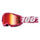 100% Strata 2 Goggle, Fletcher + Mirror Red