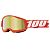 100% Strata 2 Junior Goggle, Orange + Mirror Gold