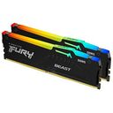 KINGSTON FURY Beast RGB EXPO, DDR5-6400, 64GB, CL32, Schwarz (KF564C32BBEAK2-64)