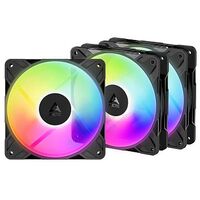 ARCTIC P12 Pro Reverse A-RGB, 120 mm, Black, Pack of 3 (ACFAN00333A)
